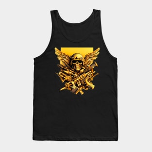 Guns and Skull Tank Top